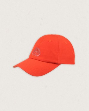 Men's Passenger Active Organic 6 Panel Cap Warm Orange | US-RWBMZF206