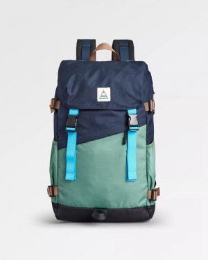 Men's Passenger Boondocker Recycled 26L Backpack Deep Navy/Laurel Green | US-ABJCMX013