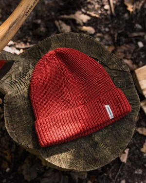 Men's Passenger Compass Recycled Beanie Cardinal | US-PUYLHN952