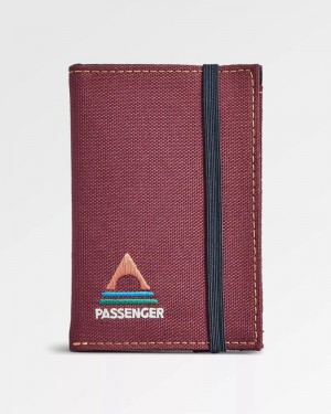 Men's Passenger Essentials 2.0 Recycled Wallet Burgundy | US-VLSDIT306