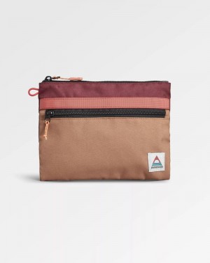 Men's Passenger Essentials Recycled Pouches Golden Brown | US-YULGDQ314