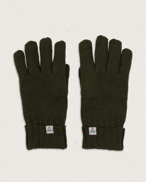 Men's Passenger Gale Recycled Acrylic Knitted Gloves green | US-PEIMRK164