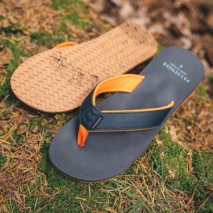 Men's Passenger Laguna Flip Flops Black | US-OJFUQK510