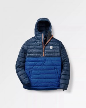 Men's Passenger Roamer Recycled Insulated Overhead Jacket Rich Navy/Cobalt | US-CRIGNB754