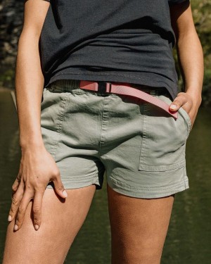 Women's Passenger Del Sur Organic Cotton Shorts green | US-KDXANR736