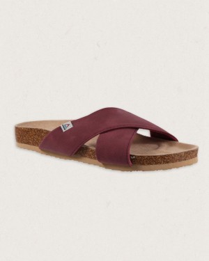 Women's Passenger Island Sandals Crushed Berry | US-UMCOBT804