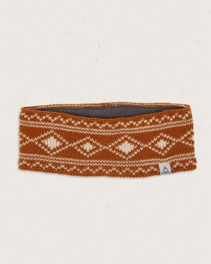 Women's Passenger Roamer Headband Orange Brown | US-IFBUCV136