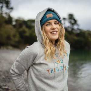 Women's Passenger Voyage Recycled Hoodie Grey Marl | US-TJZGKM934