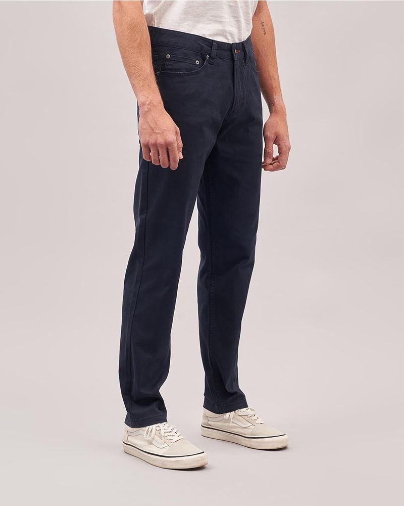 Men's Passenger 365 5 Pocket Pants Deep Navy | US-FRSMEV562