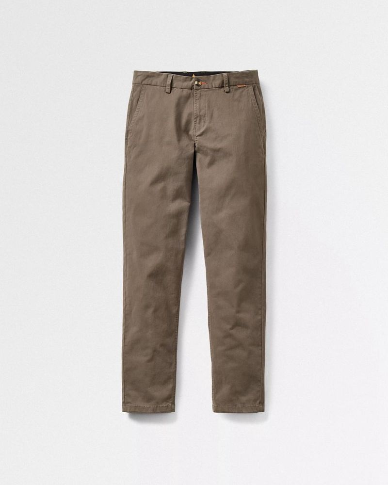 Men's Passenger 365 Organic Cotton Pants Dusty Olive | US-HIQGLJ091