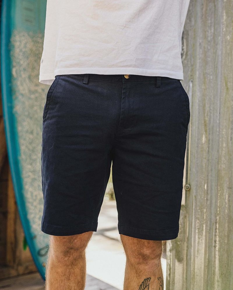 Men's Passenger 365 Organic Cotton Shorts Deep Navy | US-LPYXNU839