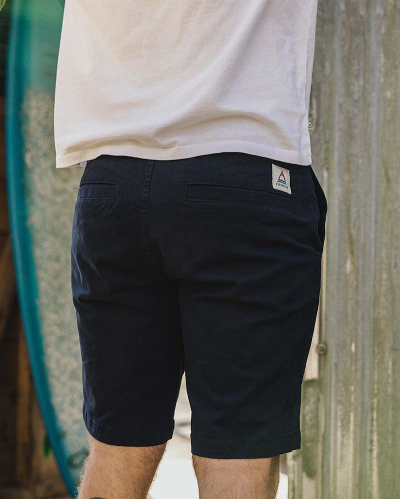 Men's Passenger 365 Organic Cotton Shorts Deep Navy | US-LPYXNU839