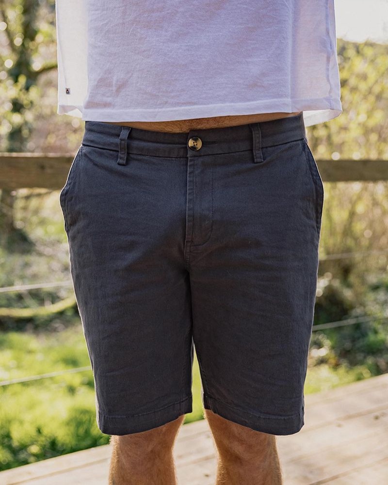 Men's Passenger 365 Organic Cotton Shorts Charcoal | US-GYEAWO984