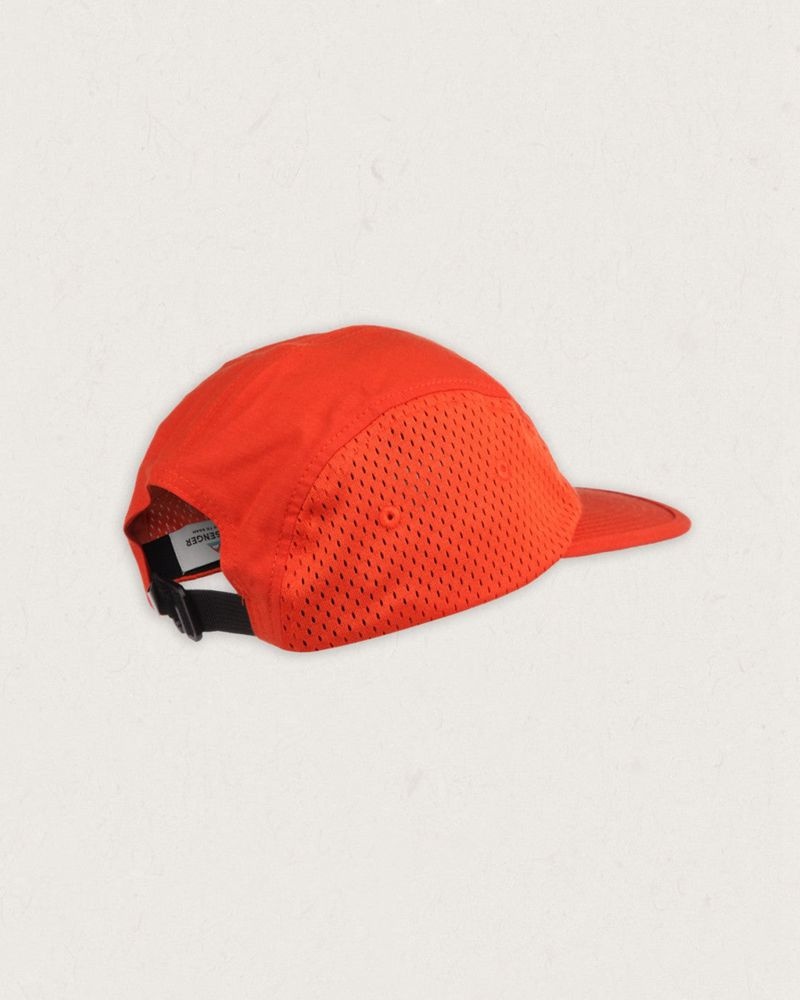 Men's Passenger Beyond Organic 5 Panel Cap Warm Orange | US-CYJFSH648