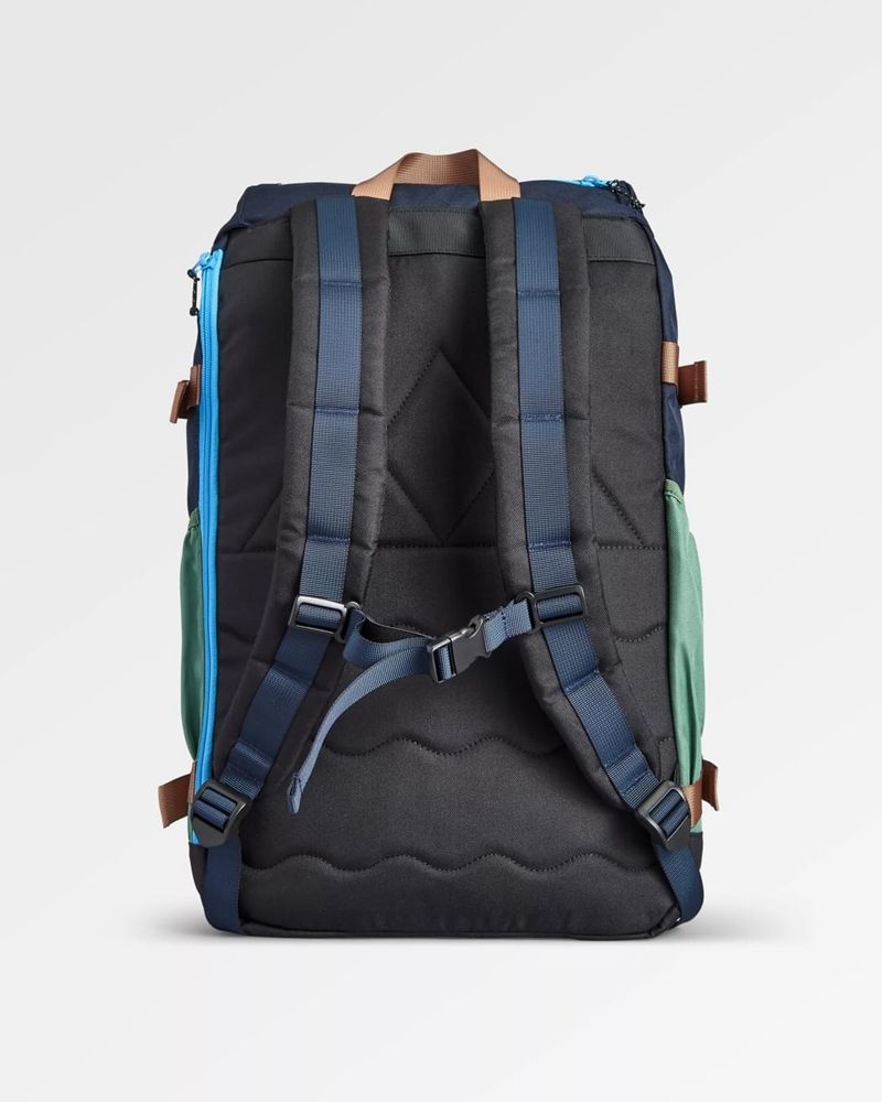 Men's Passenger Boondocker Recycled 26L Backpack Deep Navy/Laurel Green | US-ABJCMX013