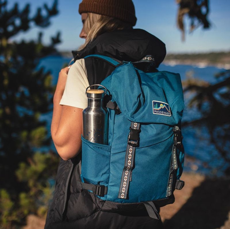 Men's Passenger Boondocker Recycled 26L Backpack Ash Blue | US-SNECMP827