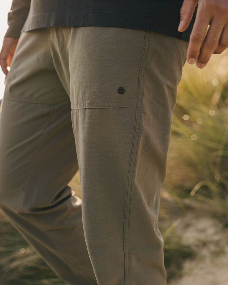 Men's Passenger Drift Pants Dusty Olive | US-AXFEHI405