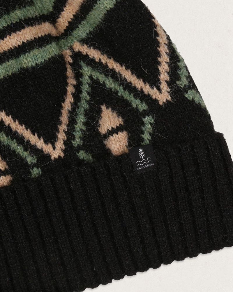 Men's Passenger Ember Bobble Hat Black | US-RPTFMC057