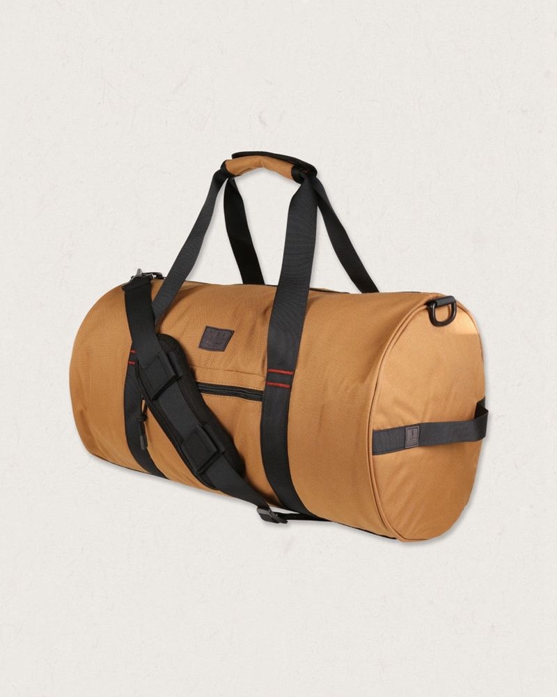 Men's Passenger Escape It All 30L Recycled Polyester Duffle Bag Golden Brown | US-RZQSXW729