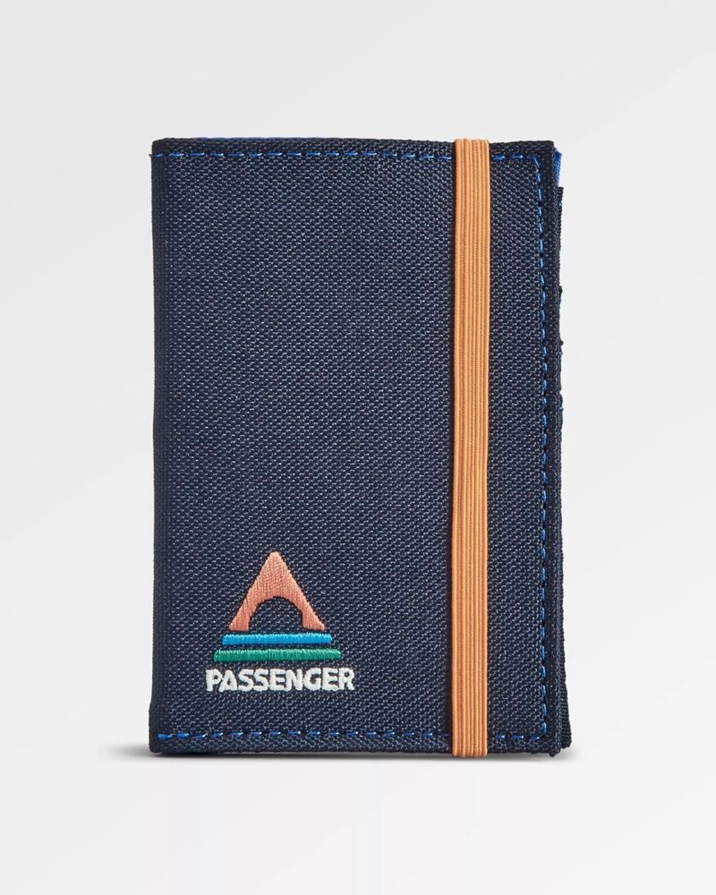 Men\'s Passenger Essentials 2.0 Recycled Wallet Deep Navy | US-ZPUQIR692