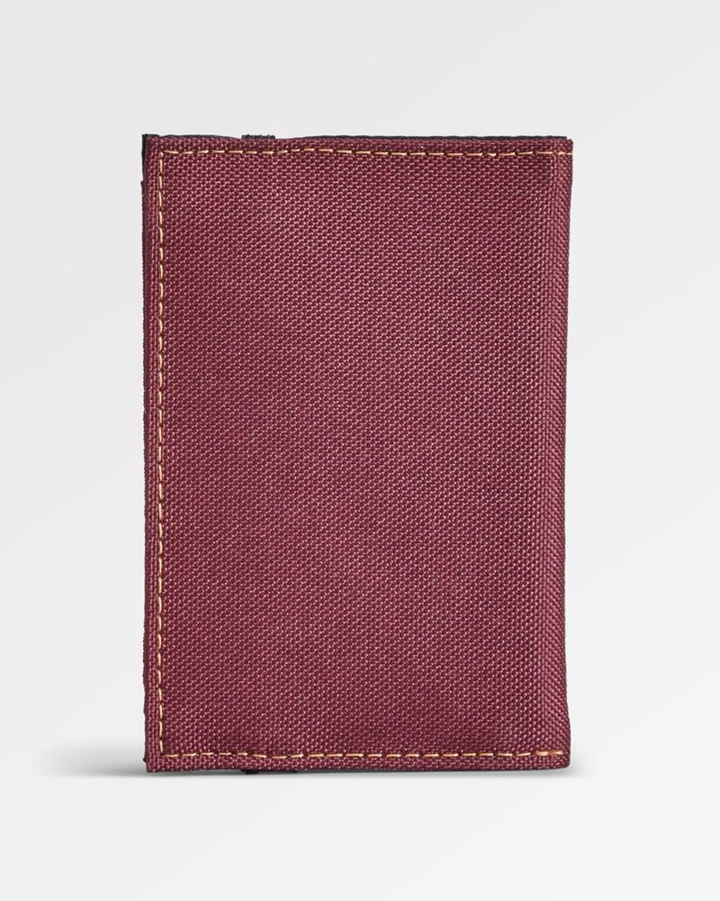 Men's Passenger Essentials 2.0 Recycled Wallet Burgundy | US-VLSDIT306