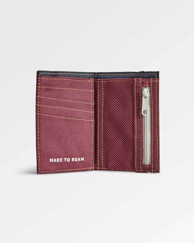 Men's Passenger Essentials 2.0 Recycled Wallet Burgundy | US-VLSDIT306