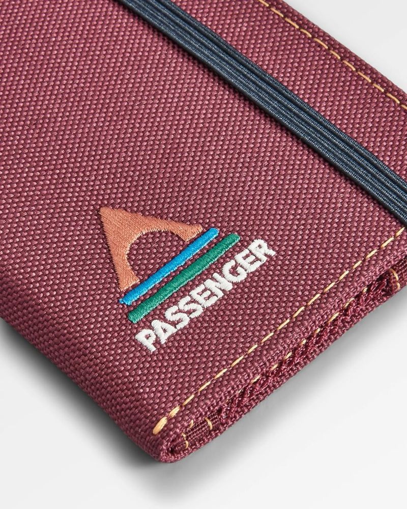 Men's Passenger Essentials 2.0 Recycled Wallet Burgundy | US-VLSDIT306