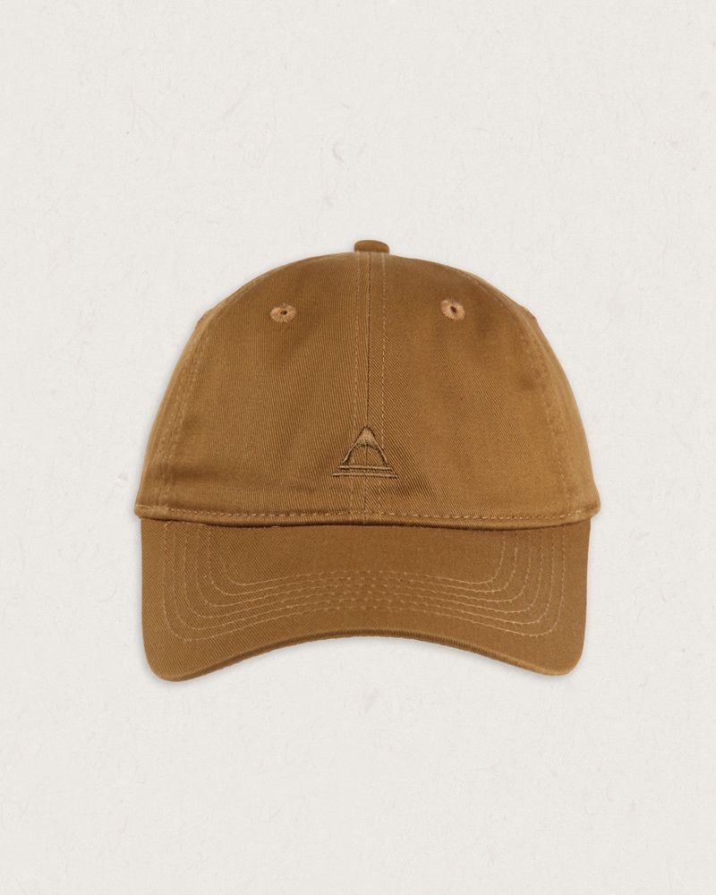 Men's Passenger Fade Recycled Cotton Low Profile 6 Panel Cap Mustard Gold | US-TPNBQU902