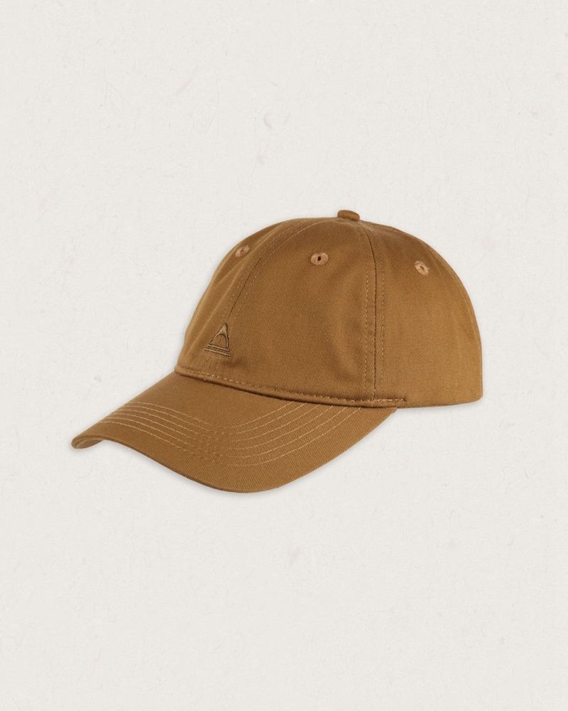 Men's Passenger Fade Recycled Cotton Low Profile 6 Panel Cap Mustard Gold | US-TPNBQU902