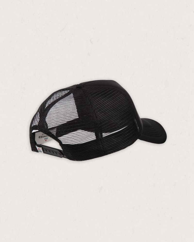 Men's Passenger Forge Snapback Trucker Cap Black | US-FUYMJC081