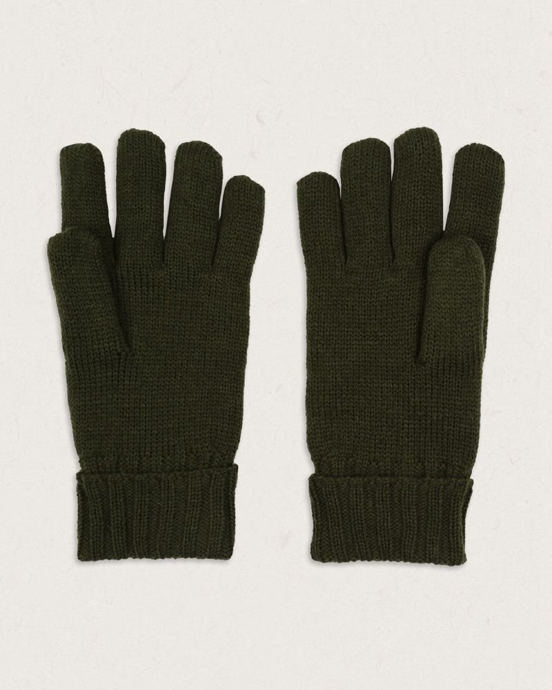 Men's Passenger Gale Recycled Acrylic Knitted Gloves green | US-PEIMRK164