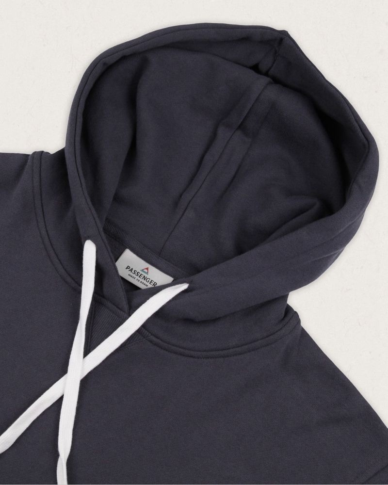 Men's Passenger Made To Roam Recycled Hoodie Faded Black | US-LAUZRD148