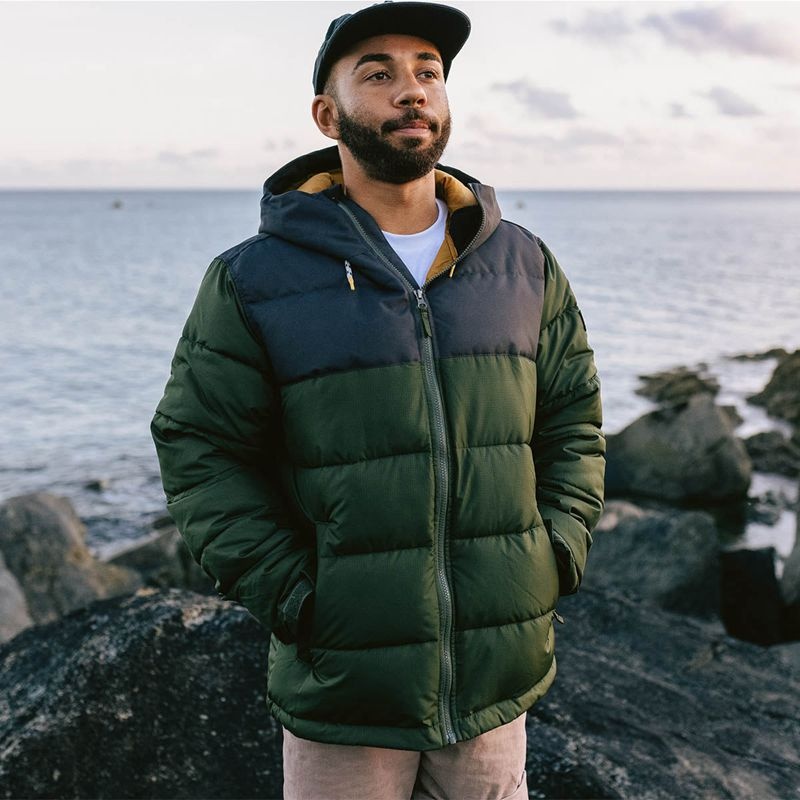 Men's Passenger Manitoba Recycled Jacket green | US-KQYJZE910