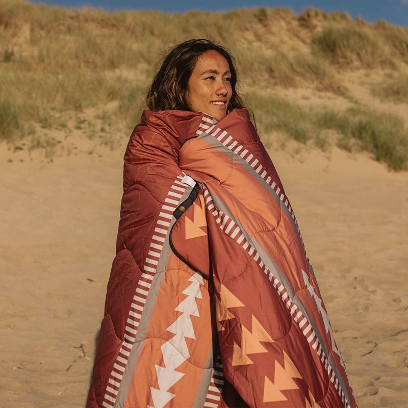 Men's Passenger Nomadic Recycled Towel Blanket Picante Pattern | US-EZGVBH268