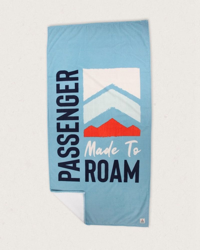 Men's Passenger Portland Beach Recycled Towel Provincial Blue | US-BQZNED106