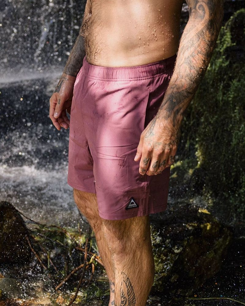 Men's Passenger Porto Recycled All Purpose Swim Shorts Crushed Berry | US-QREVZJ463