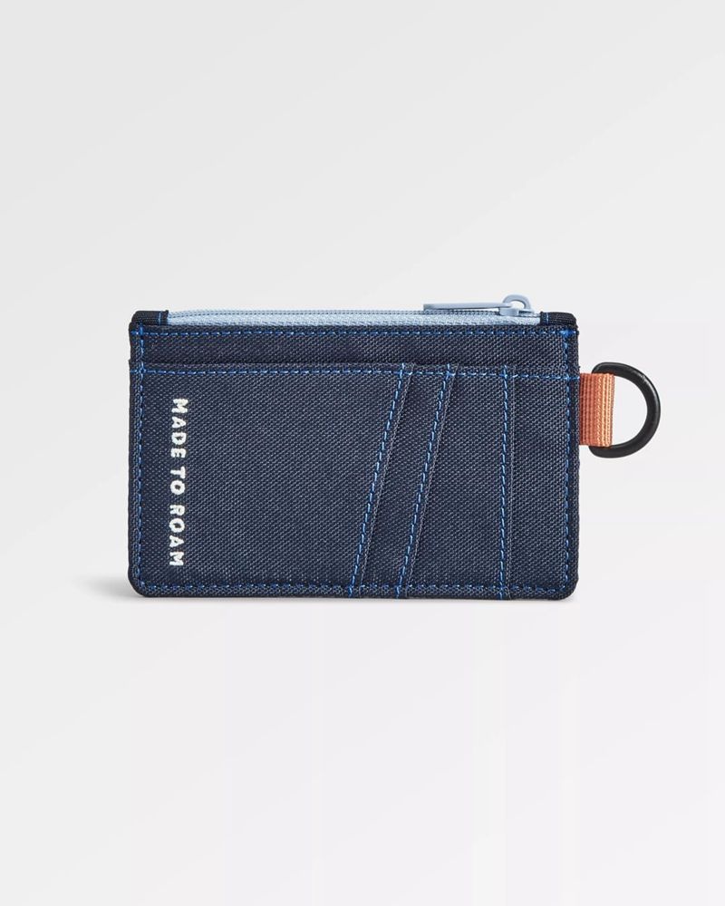 Men's Passenger Recycled Card Holder Dark Denim | US-HKZJTQ032