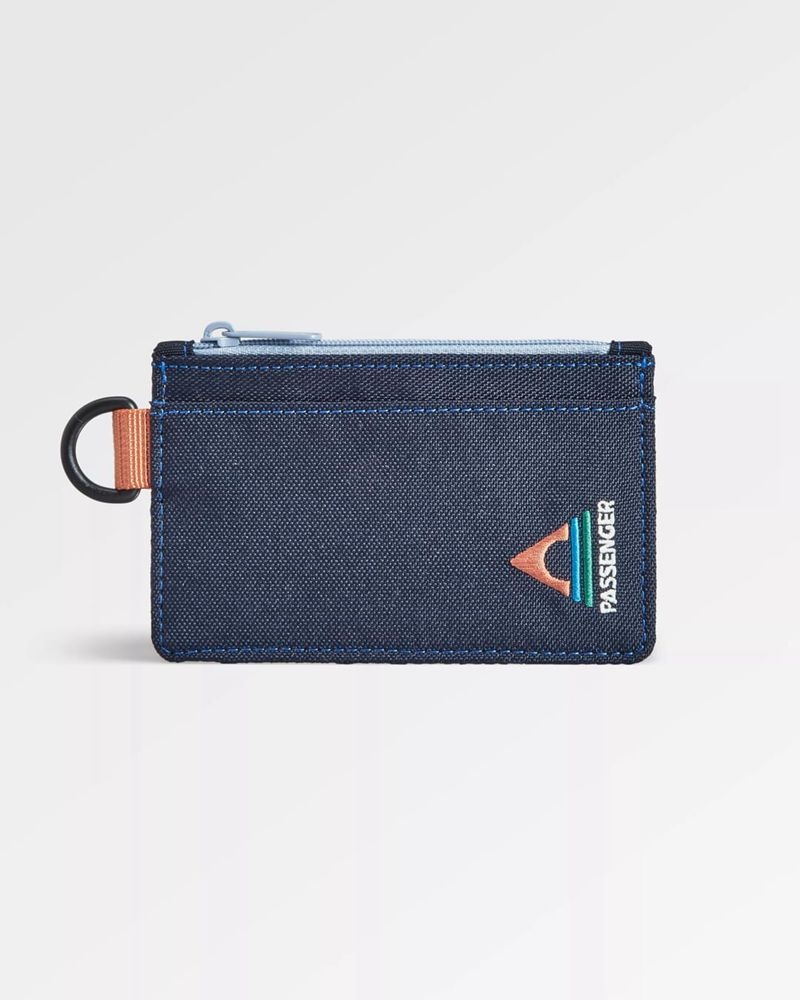 Men\'s Passenger Recycled Card Holder Dark Denim | US-HKZJTQ032