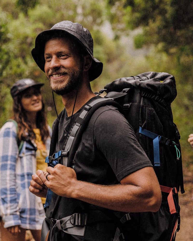 Men's Passenger Shaded Organic Bucket Hat Black | US-FQKHYB560