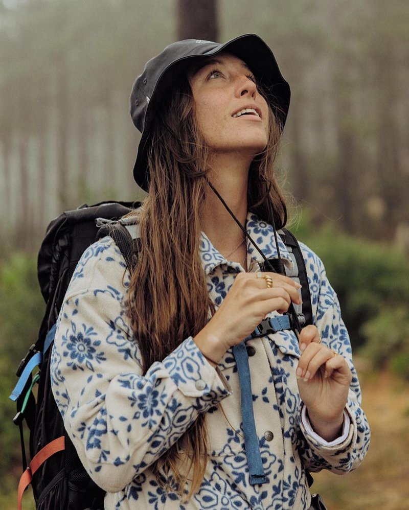 Men's Passenger Shaded Organic Bucket Hat Black | US-FQKHYB560