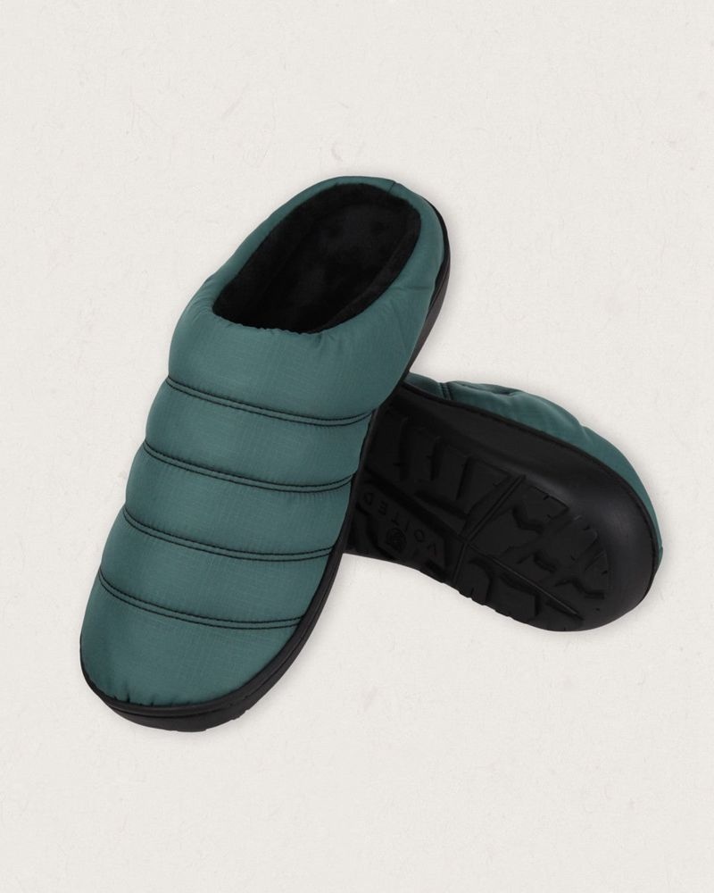 Men's Passenger Sole Recycled Slippers Deep Ocean | US-TSDBEZ024