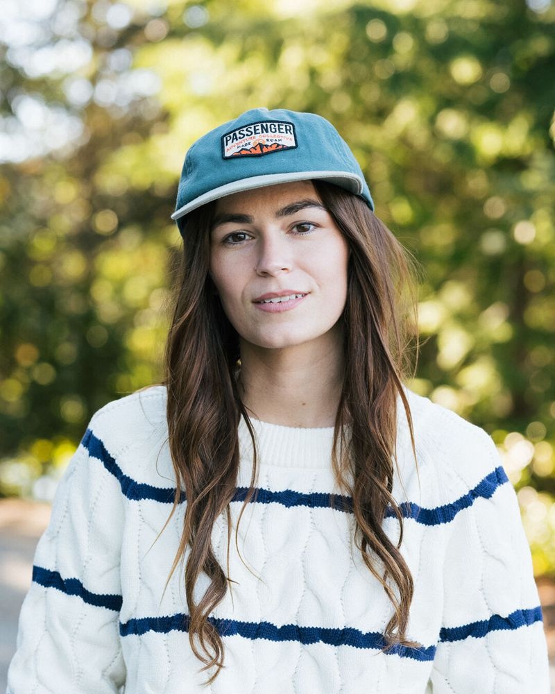 Women's Passenger Barrel Recycled Low Profile Cap Deep Ocean | US-VEMJRI861