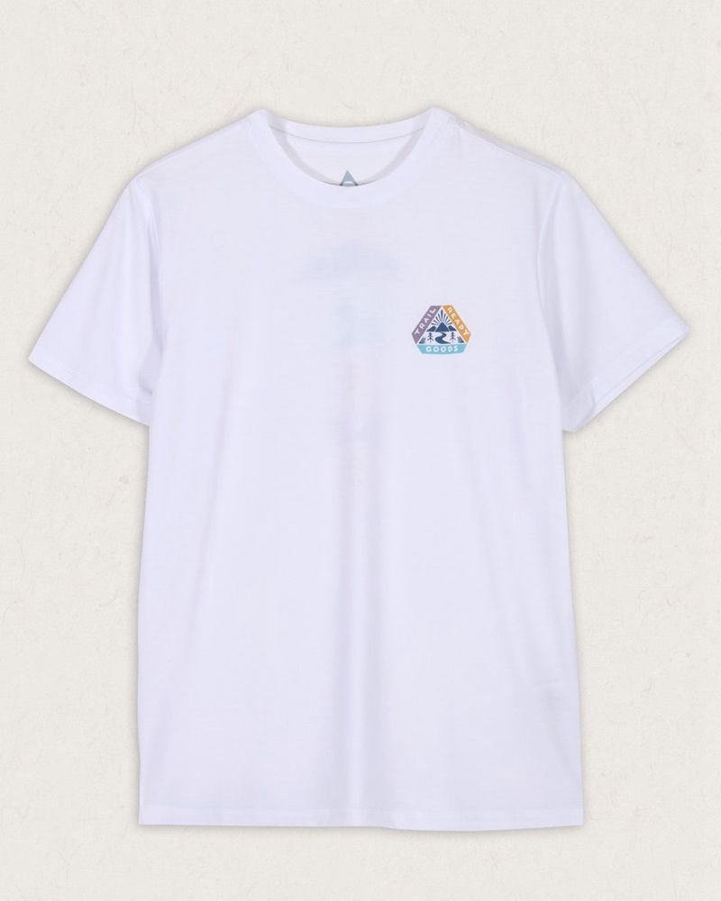 Women's Passenger Be Free Recycled Active T-Shirt White | US-VOTKNM947