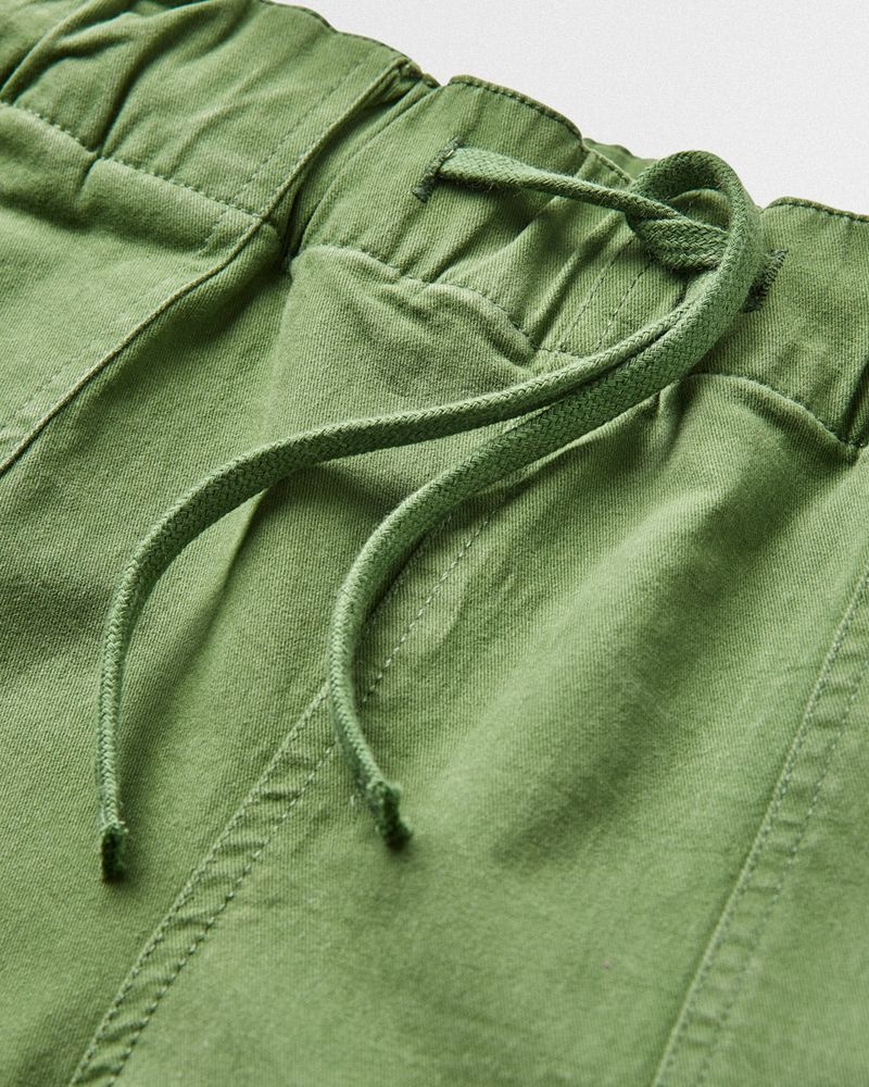 Women's Passenger Carriso Organic Cotton Shorts Vineyard Green | US-ICJKZN274