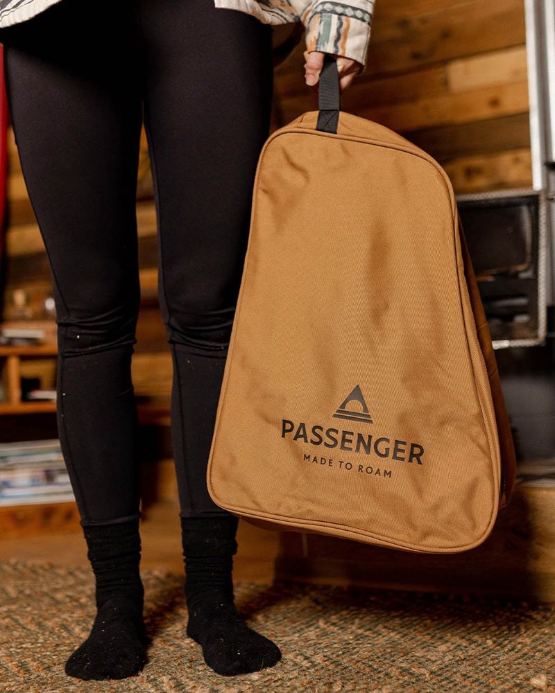 Women's Passenger Explore Recycled Boot Bag Golden Brown | US-XCLJUN435