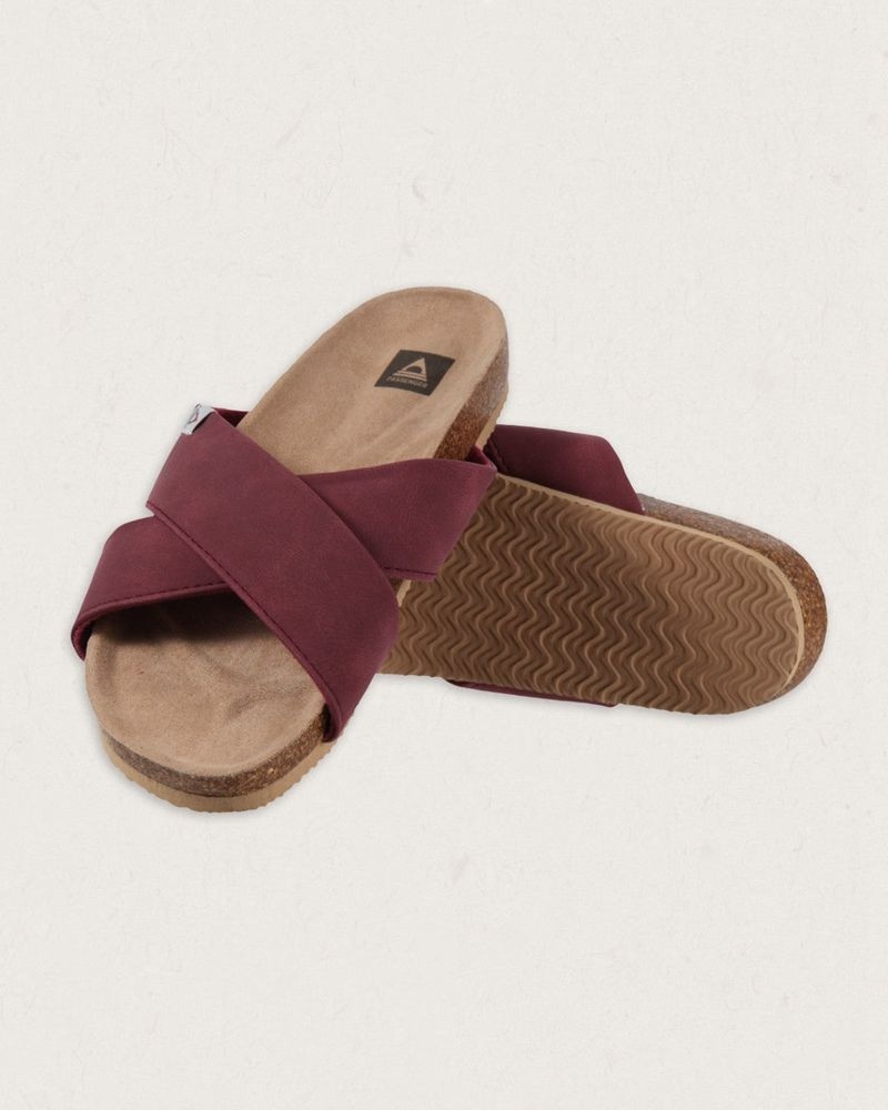 Women's Passenger Island Sandals Crushed Berry | US-UMCOBT804