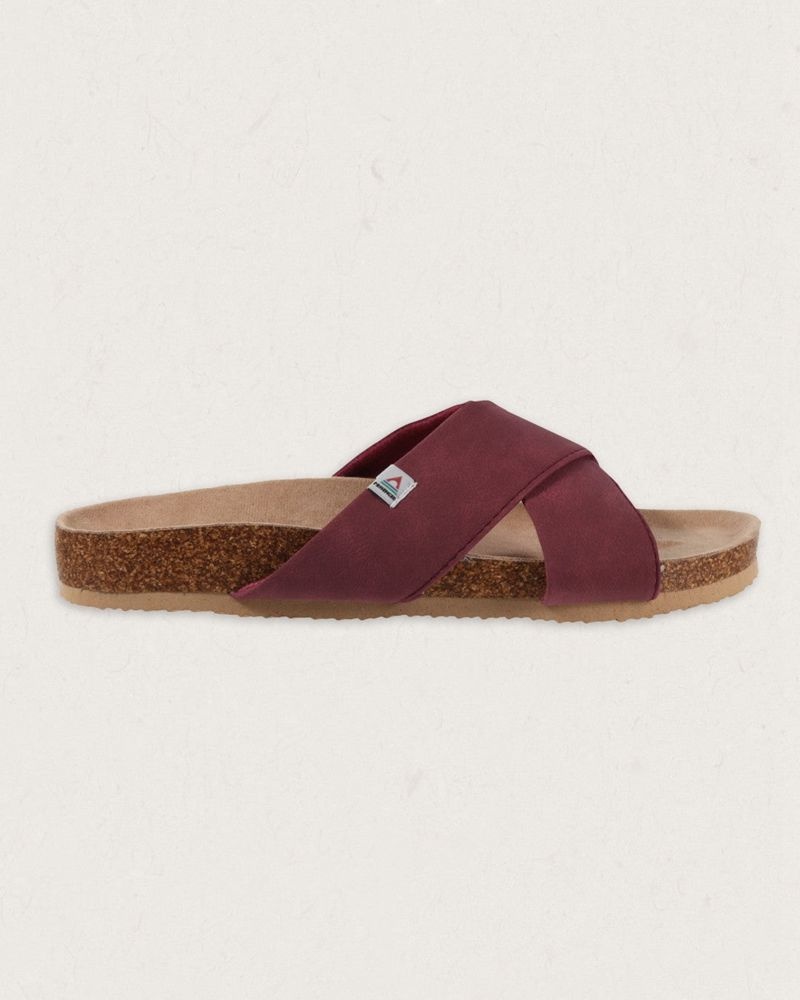 Women's Passenger Island Sandals Crushed Berry | US-UMCOBT804