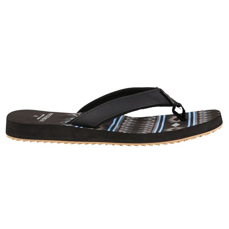 Women's Passenger Lima Flip Flops Black | US-YQXDGT920