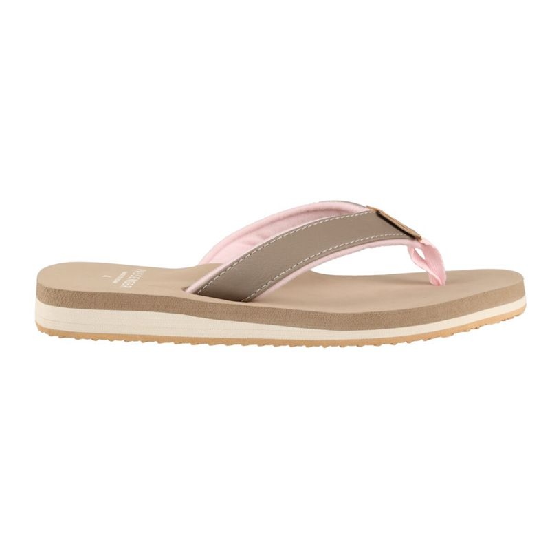 Women's Passenger Lima Flip Flops Taupe | US-HUDBLI763