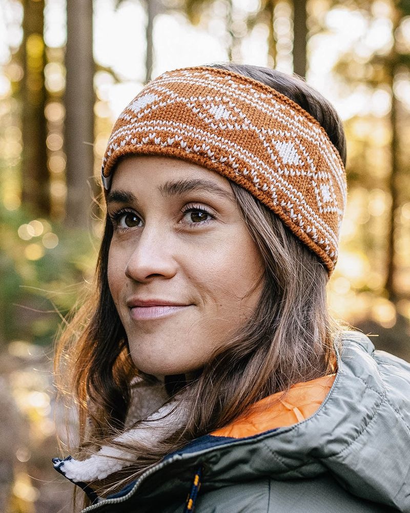 Women's Passenger Roamer Headband Orange Brown | US-IFBUCV136